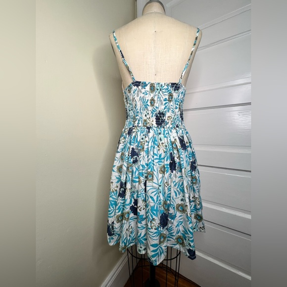 BOG Band of Gypsy Crochet Dress Floral Medium EUC - Picture 8 of 12